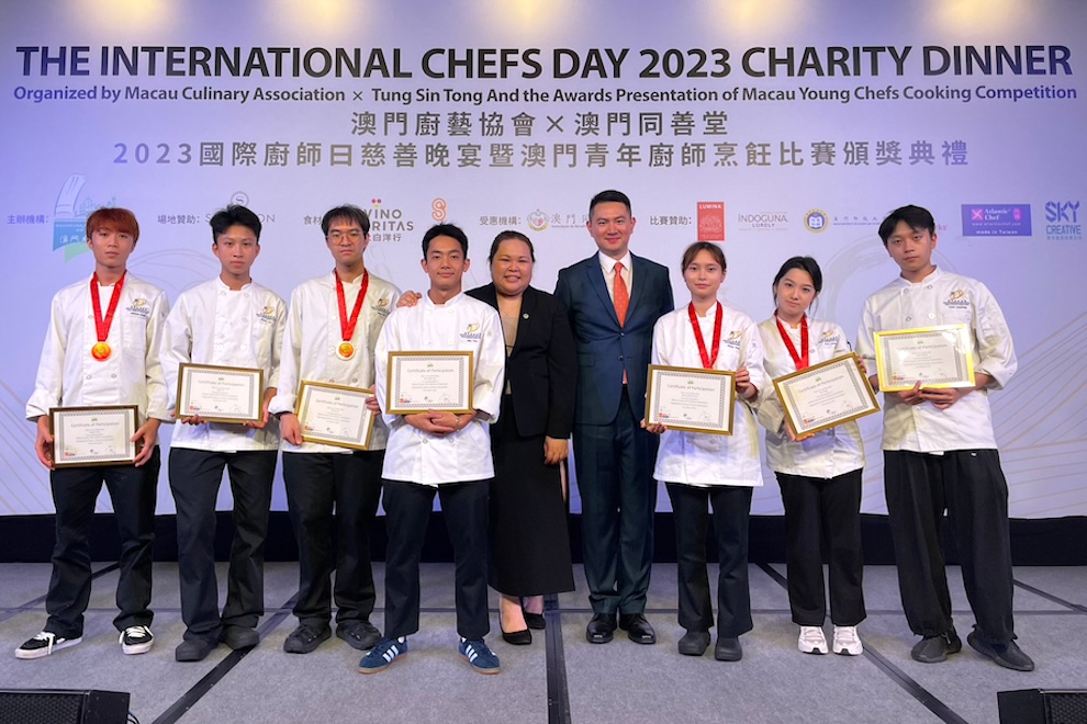 IFTM Culinary Arts Management students shine at Macao’s 2023 Young Chef Competition